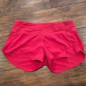 Red Lululemon Shorts